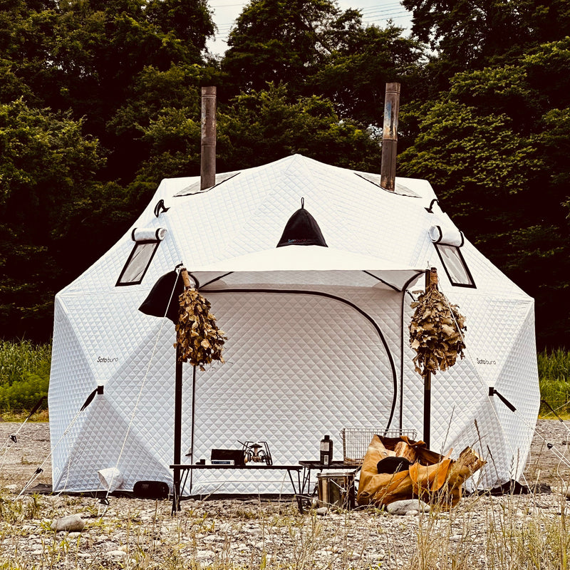 sotoburo DOME12 & STOVE２台セット