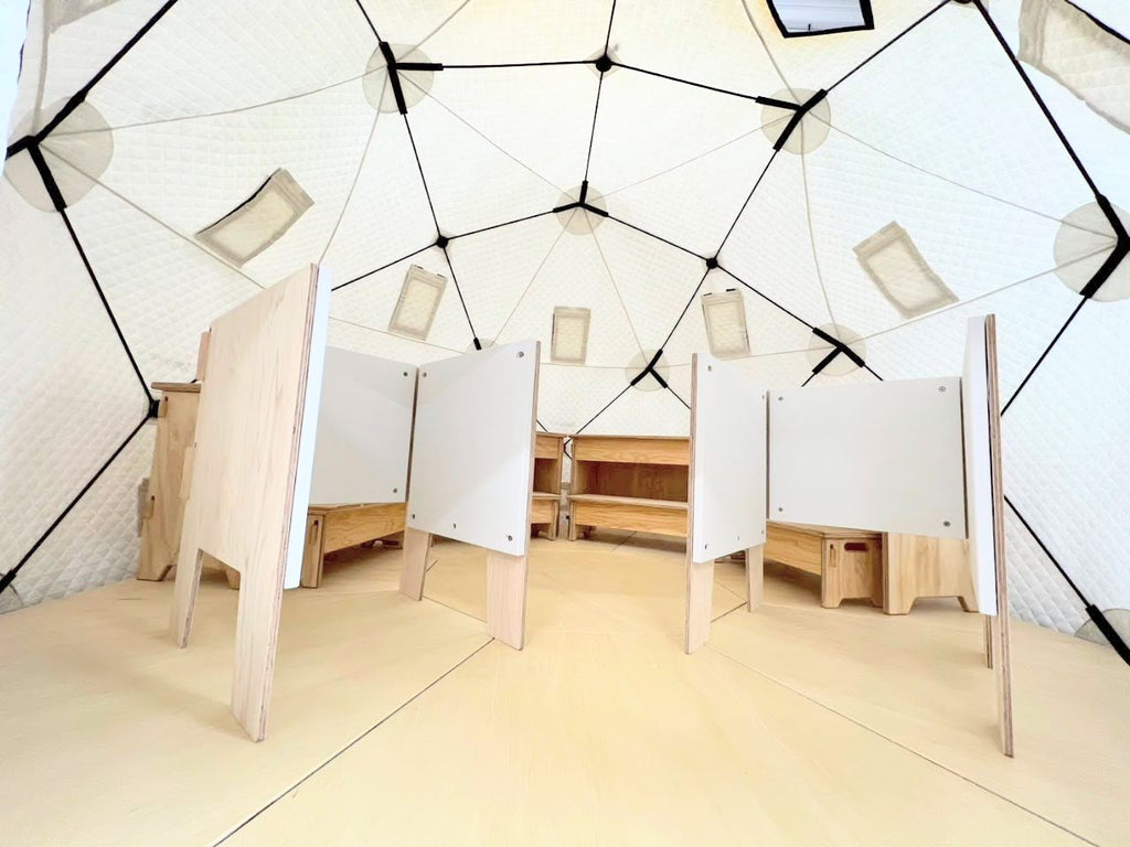 Sotoburo DOME12専用 ステージ – Sotoburo | テントサウナの最高峰