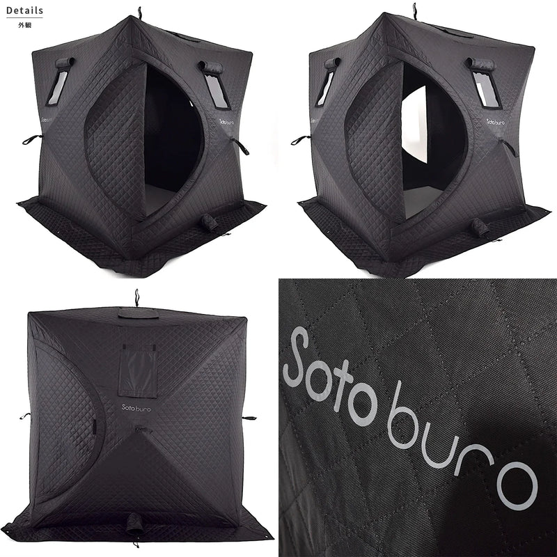 テントサウナ】Sotoburo CUBE4 テント単品(ドア交換式タイプ テントサウナ】Sotoburo CUBE4 テント単品(ドア交換式タイプ